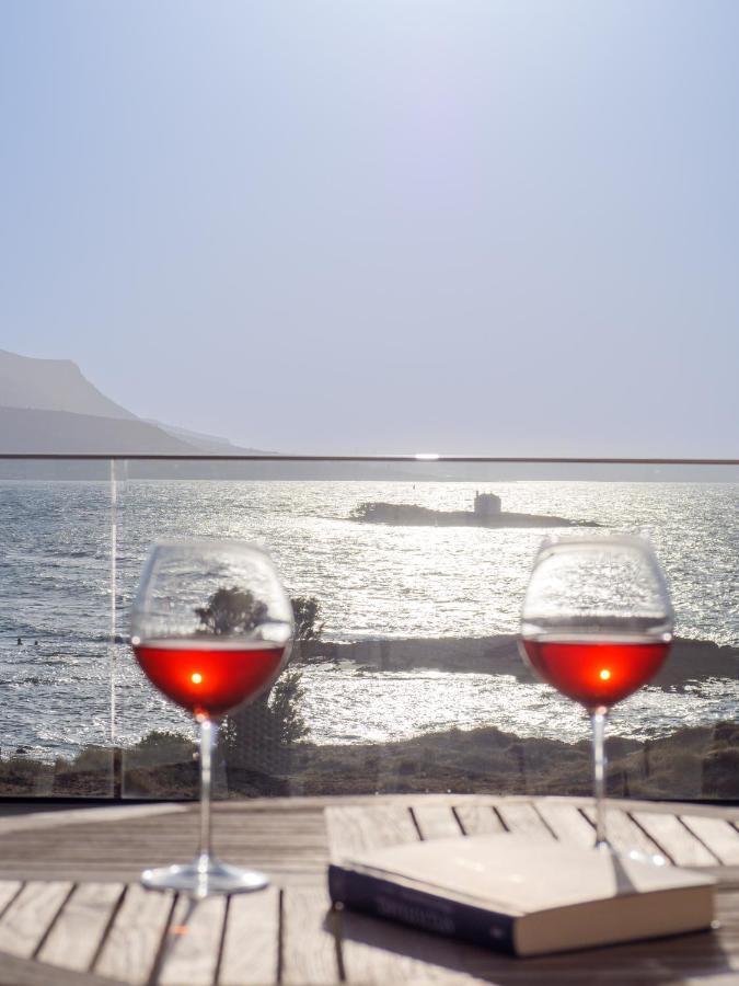 Pyrgos Blue Aparthotel มาเลีย ภายนอก รูปภาพ