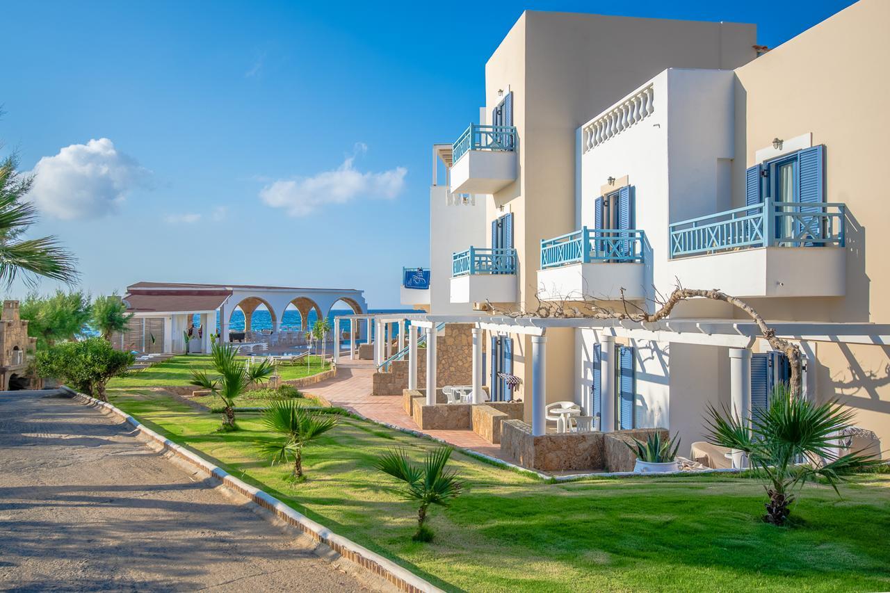 Pyrgos Blue Aparthotel มาเลีย ภายนอก รูปภาพ