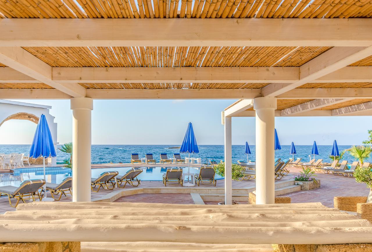 Pyrgos Blue Aparthotel มาเลีย ภายนอก รูปภาพ