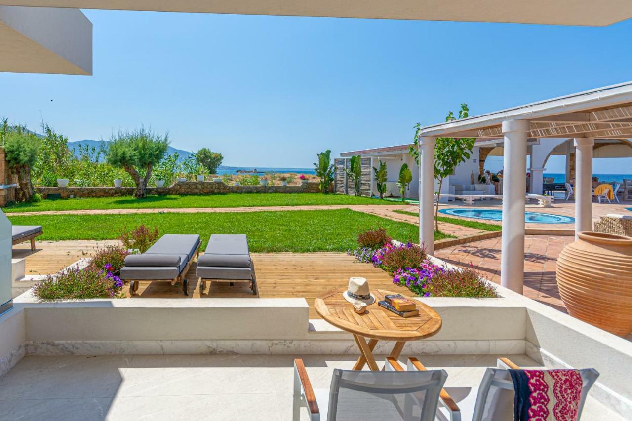 Pyrgos Blue Aparthotel มาเลีย ภายนอก รูปภาพ
